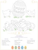 Kid's Easter Egg Menu