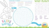 Happy Bunny Kids Easter Menu
