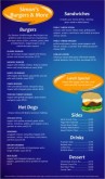 Blue Burger Menu Long