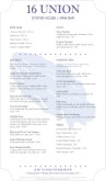 Real Seafood Menu