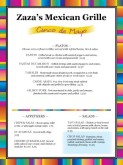 Cinco de Mayo Event Menu