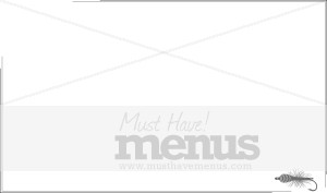 Fishing Line and Lure Horizontal Frame