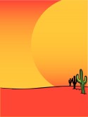 Desert Sun Background