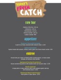 Seafood Hut Daily Special Menu