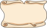 Short Wide Outline Scroll