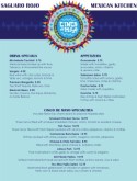 Mexico Cinco de Mayo Menu