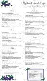 Street Cafe Menu Long