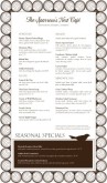 Corner Cafe Menu Long