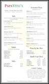 Italy Watermark Pizza List Long