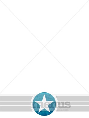 Silver Band Star Emblem