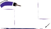 Artsy Purple Brush Long