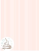 Pink Stripes with Pie