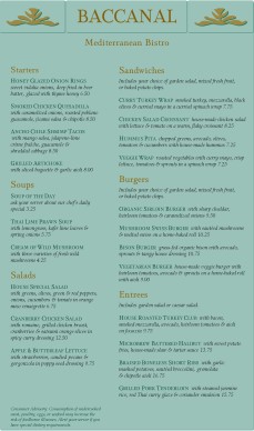 Customize Italian Cafe Menu Long