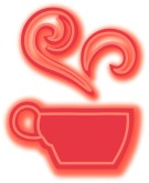 Neon Coffee Sign Clipart