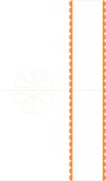 Orange Scalloped Trim