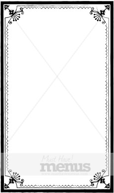Vintage Black Corner Accents