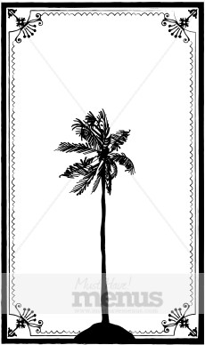 Tropical Palm Silhouette