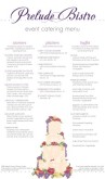 Wedding Catering Menu Long