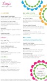 Sidewalk Cafe Menu Long