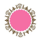 Royal Brown Crown Circle