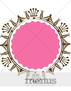 Royal Brown Crown Circle