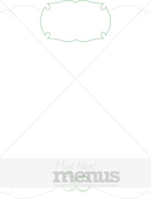 Green Trimmed Label
