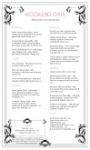 Library Cafe Menu Long