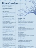 Breakfast Catering Service Menu