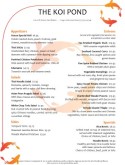 Asian Fish Menu