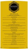 Fine Steakhouse Menu Long
