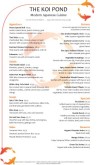 Japanese Fish Menu Long