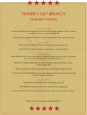 Father's Day Brunch Menu