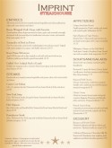 Traditional Steakhouse Menu