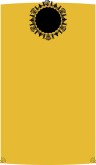 Black Royal Emblem on Yellow
