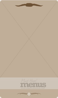 Steer Horn Brown Panel