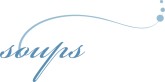 Blue Script Soup Label