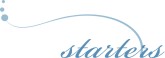 Blue Script Starters Label