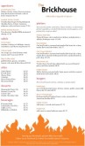 Flames Barbeque Menu