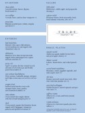 Label Fine Dining Menu