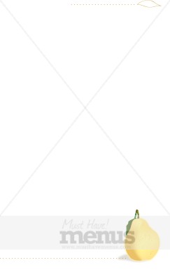 Single Pear Border