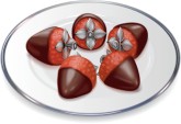 Chocolate Strawberries Clipart