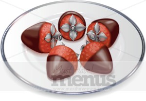 Chocolate Strawberries Clipart