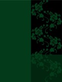 Tapestry Green and Black Floral