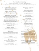 Champagne Wedding Catering Menu