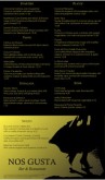 Spanish Fusion Menu Long