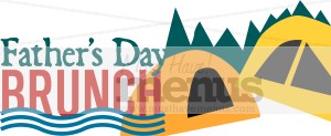 Father's Day Camping Clipart