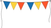 Triangle Pennant Streamer