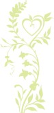 Green Floral Vine Accent
