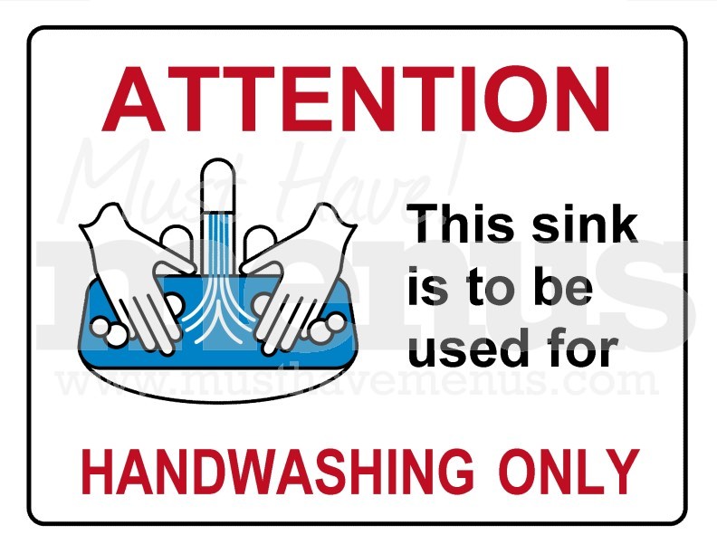 Sink Sign This Sink Is For Utensil Wash Only Daily