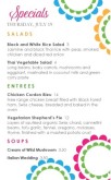 Sidewalk Cafe Specials Menu